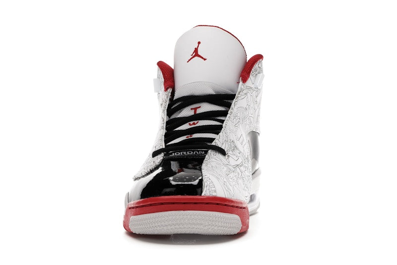 Jordan Dub Zero White Varsity Red