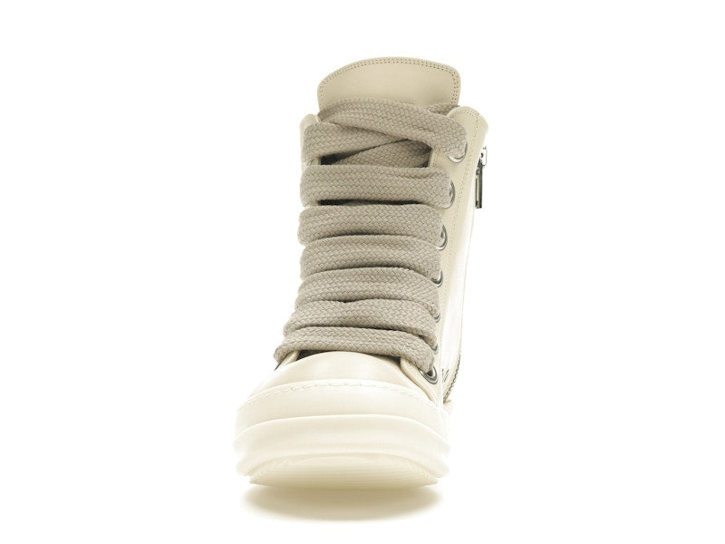 Rick Owens Lido High Sneaks Jumbo Laced Milk