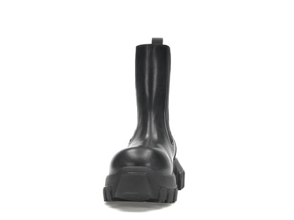 Rick Owens Lido Beatle Bozo Tractor Boots Black