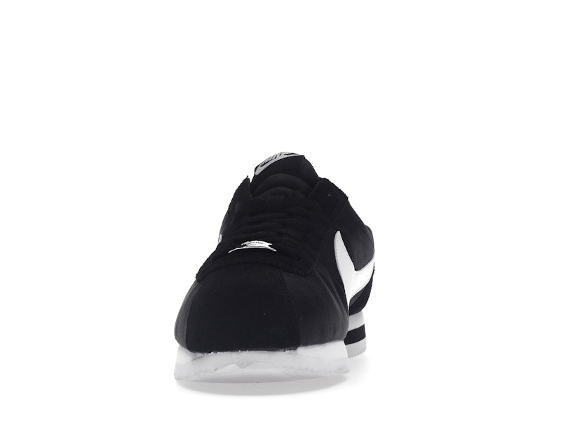 Nike Cortez Basic Nylon Black White-Metallic Silver