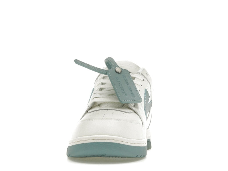 OFF-WHITE Out Of Office OOO Low Tops White Celadon