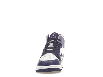 Jordan 1 Mid White Sky J Purple (GS)