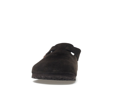 Birkenstock Boston Soft Footbed Suede  Mocha