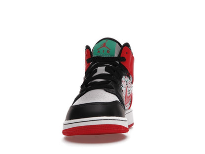 Jordan 1 Mid SE Ugly Christmas Sweater (GS)