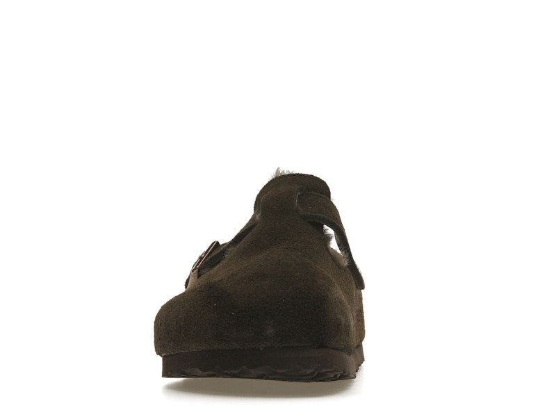 Birkenstock Boston Shearling Suede Mocha