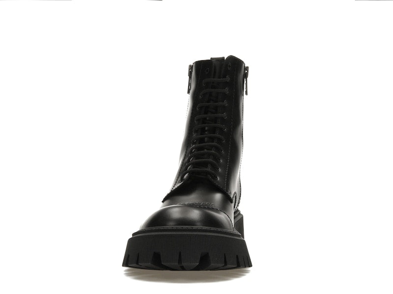 Balenciaga Tractor 20mm Zip Up Boot Black