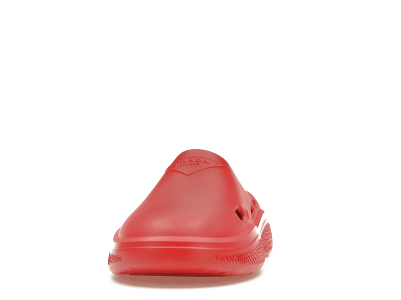 Prada Foam Rubber Mule Red