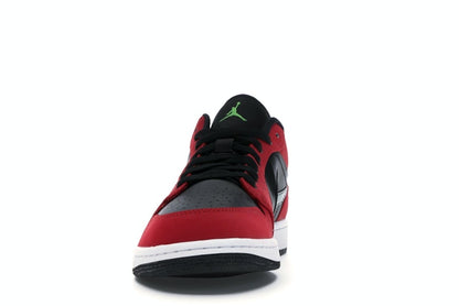 Jordan 1 Low Black Green Pulse Gym Red