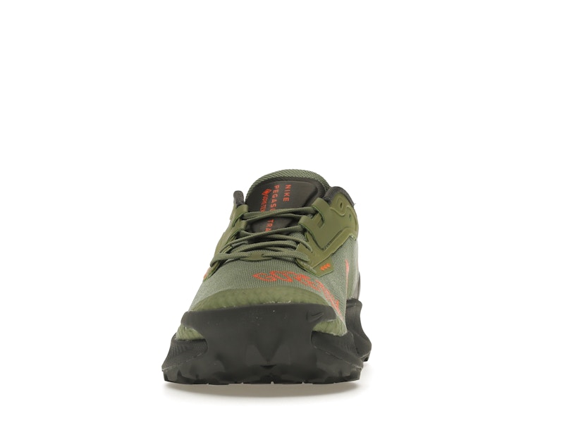 Nike Pegasus Trail 3 Gore-Tex Oil Green Iron Grey Total Orange
