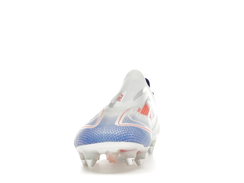 adidas F50 Elite Laceless SG Cloud White Solar Red Lucid Blue