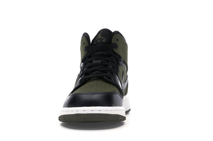 Jordan 1 Mid Olive Canvas Black (GS)