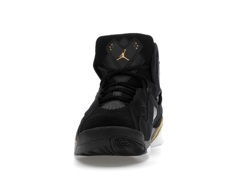 Jordan True Flight Black White Metallic Gold