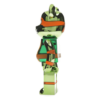 Bearbrick x Teenage Mutant Ninja Turtles Michelangelo 100% & 400% Set