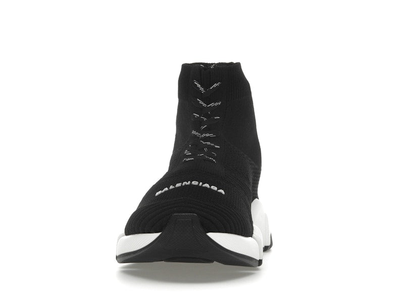 Balenciaga Speed 2.0 Lace Up Black White