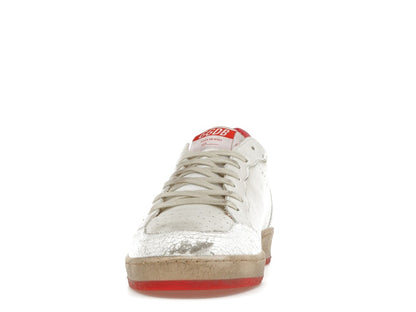Golden Goose Ball-Star Low White Red
