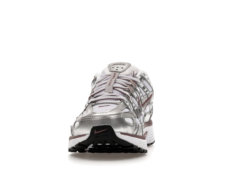 Nike P-6000 White Metallic Silver Tattoo (Women's)