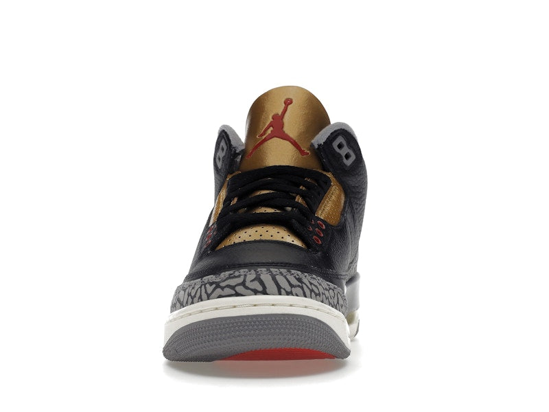 Jordan 3 Retro Black Cement Gold (Women's)