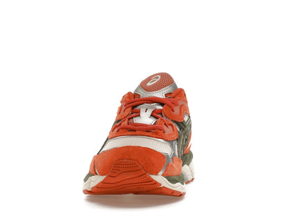 ASICS Gel-NYC Oatmeal Forest Green Orange