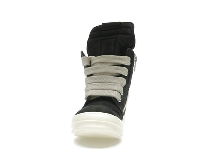 Rick Owens Geobasket Jumbo Lace High Black Milk