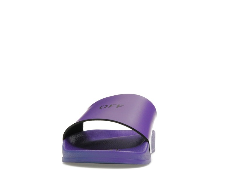 OFF-WHITE Off Stamp Slide Dark Violet Black (Women's)