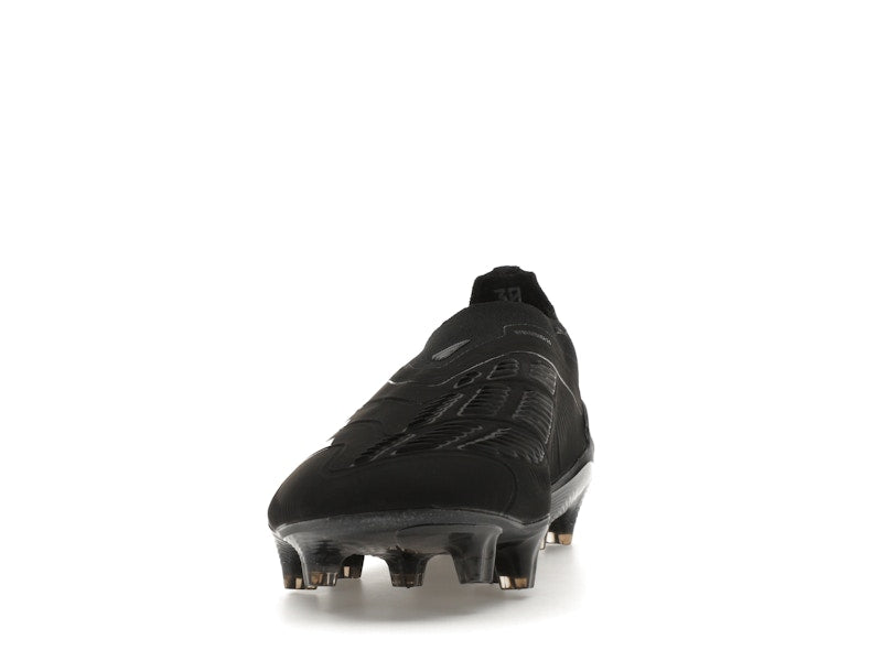 adidas Predator 24 Elite Laceless FG Core Black Carbon
