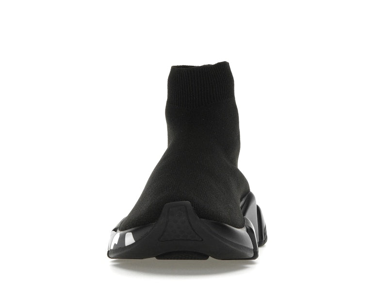 Balenciaga Speed Graffiti Trainers Black White Logo (Women's)