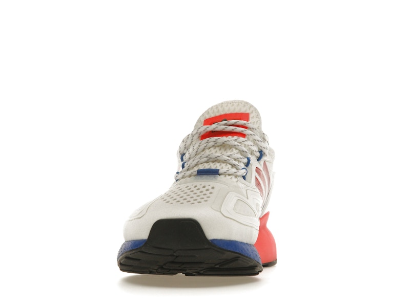 adidas ZX 2K Boost White Solar Red Blue