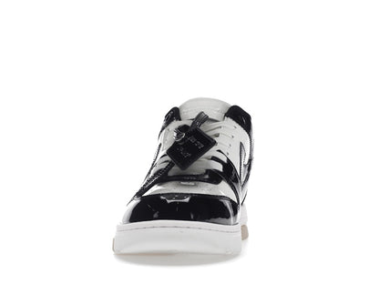 OFF-WHITE Out Of Office OOO Low Tops Patent Black White