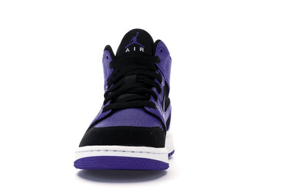 Jordan 1 Mid Black Dark Concord (GS)