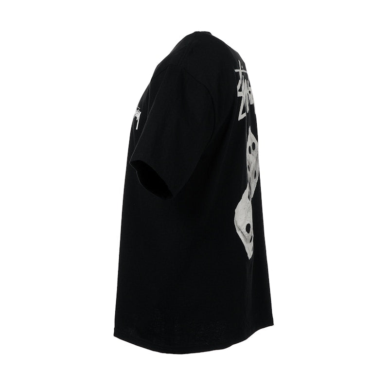 Stussy Fuzzy Dice Tee Black