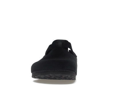 Birkenstock Boston Soft Footbed Suede Black