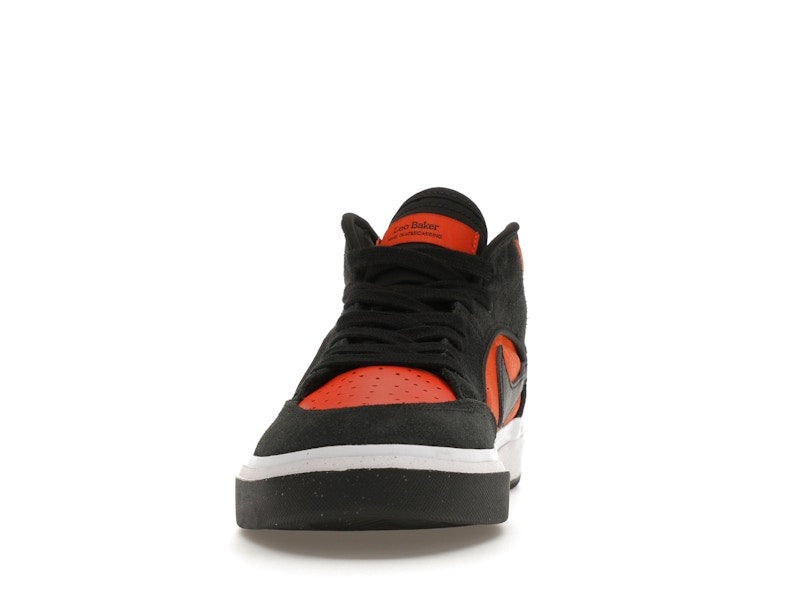 Nike SB React Leo Black Electro Orange
