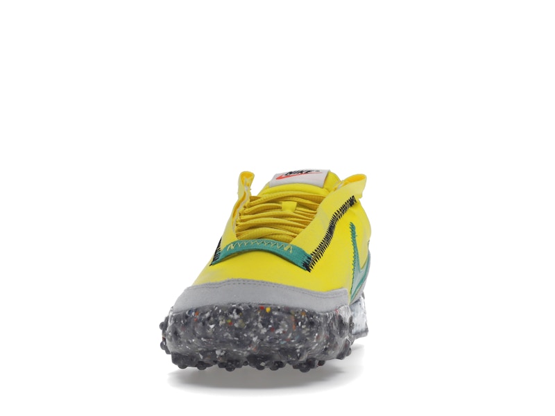 Nike Waffle Racer Crater Yellow Strike Roma Green (Women's)