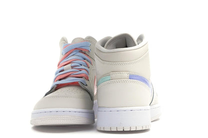 Jordan 1 Mid Multi-Color Swoosh Phantom (GS)