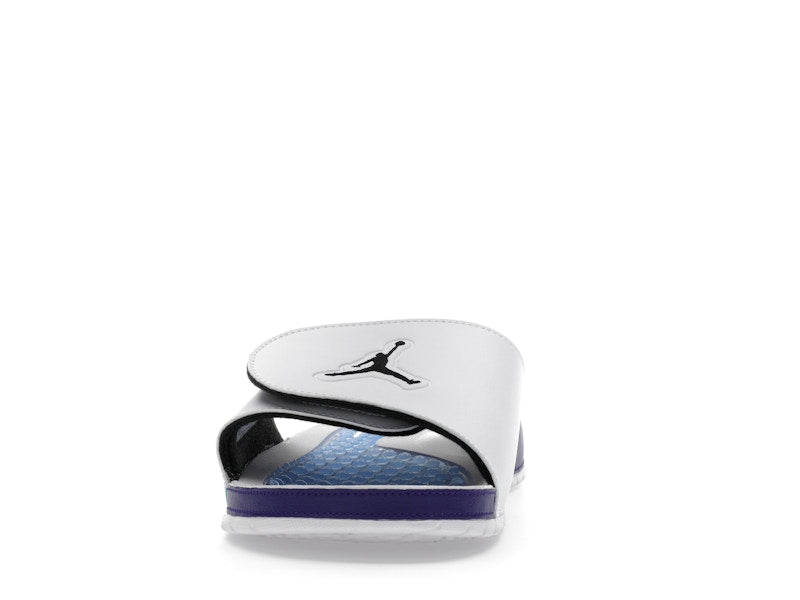 Jordan Hydro 5 Retro Slide White New Emerald Grape Ice Black