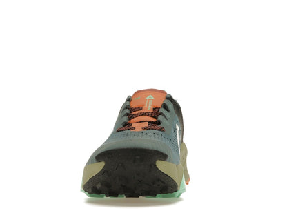 Nike ZoomX Zegama Trail Light Slate Grey Glow Green Bone Black