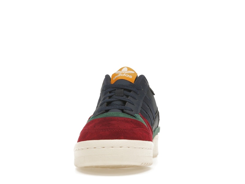 adidas Forum Exhibit Low 2.0 Collegiate Navy Burgundy Green