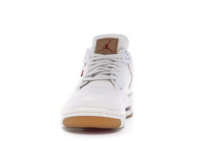Jordan 4 Retro Levi's White (GS) (Blank Tag)