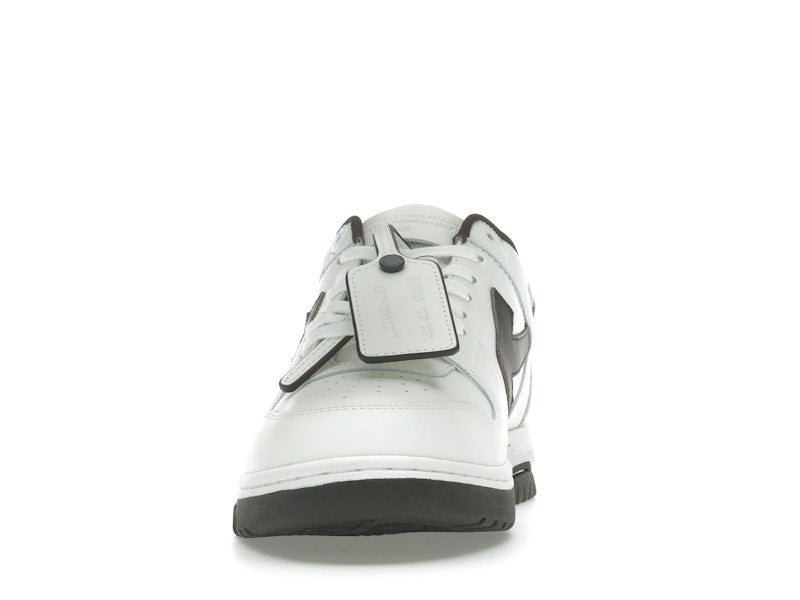 OFF-WHITE Out Of Office OOO Low Tops White Brown