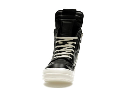Rick Owens Strobe Geobasket High Black Milk