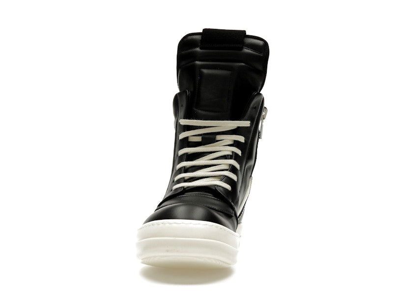 Rick Owens Strobe Geobasket High Black Milk
