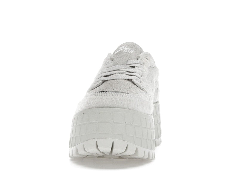 Jordan 1 Low Brooklyn Light Bone Metallic Silver (Women's)