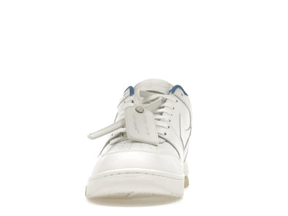 OFF-WHITE Out Of Office "OOO" Low Tops For Walking White White Dark Blue SS22