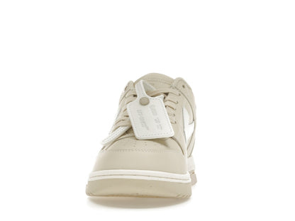 OFF-WHITE Out Of Office OOO Low Tops Angora White