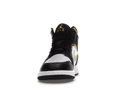 Jordan 1 Mid White Pollen Black (GS)