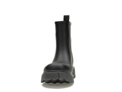 OFF-WHITE Rubber Rain Boot Black