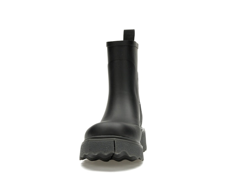 OFF-WHITE Rubber Rain Boot Black