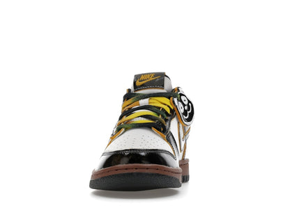 Nike Dunk Low SE Panda-Monium White Black Fauna Brown (GS)