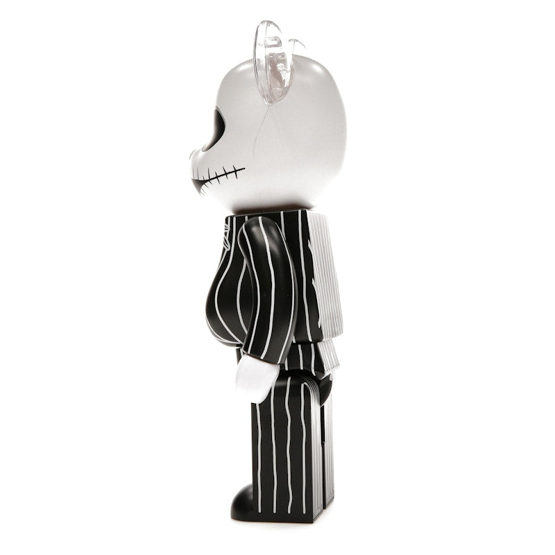 Bearbrick x Disney Tim Burton's The Nightmare Before Christmas Jack Skellington 100% & 400% Set