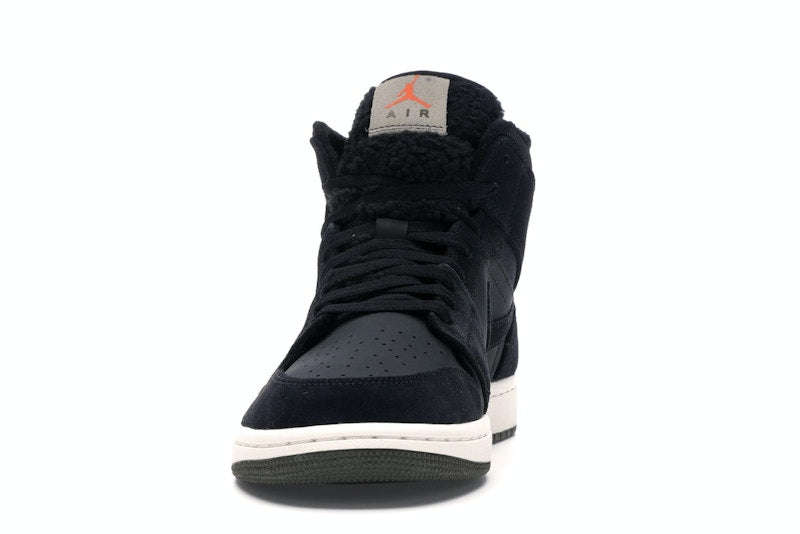 Jordan 1 Mid Black Olive Canvas